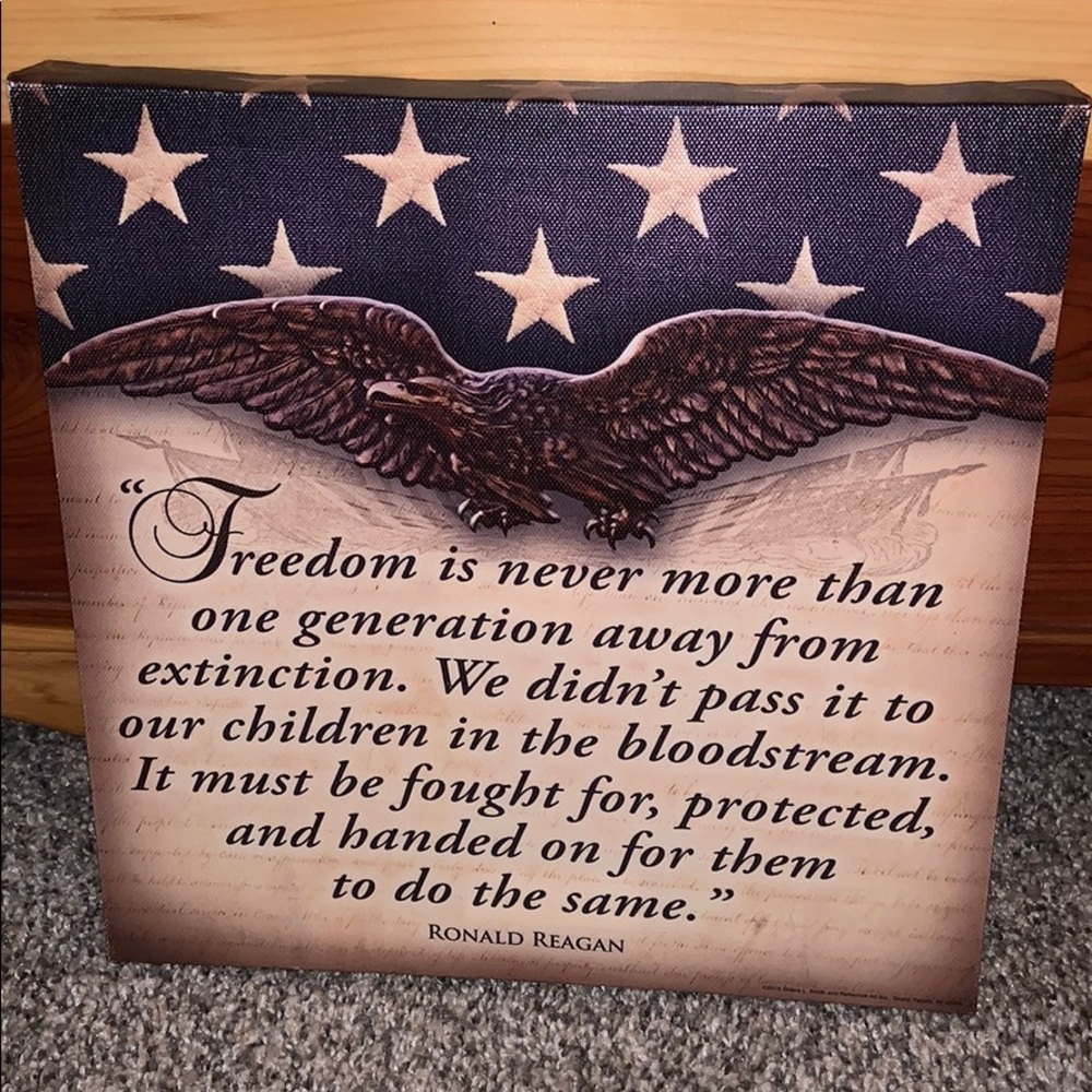 Reagan quote sign